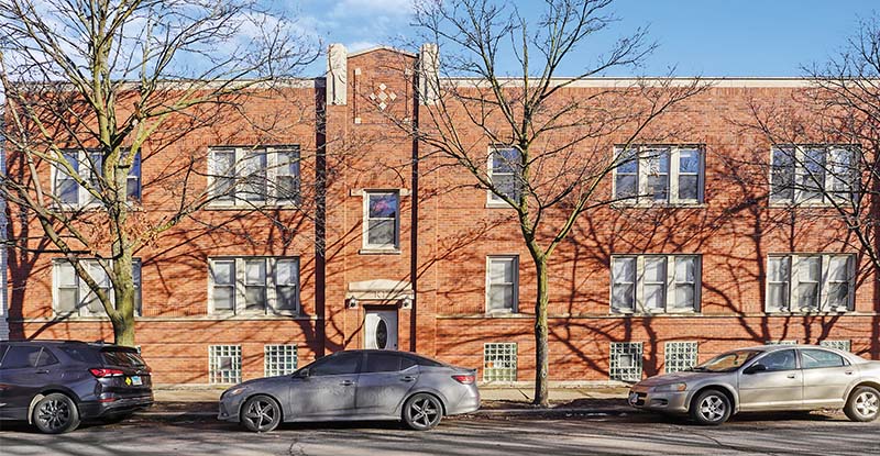 Essex Three-Twelve Lists 5-Unit Portage Park Apartment Building